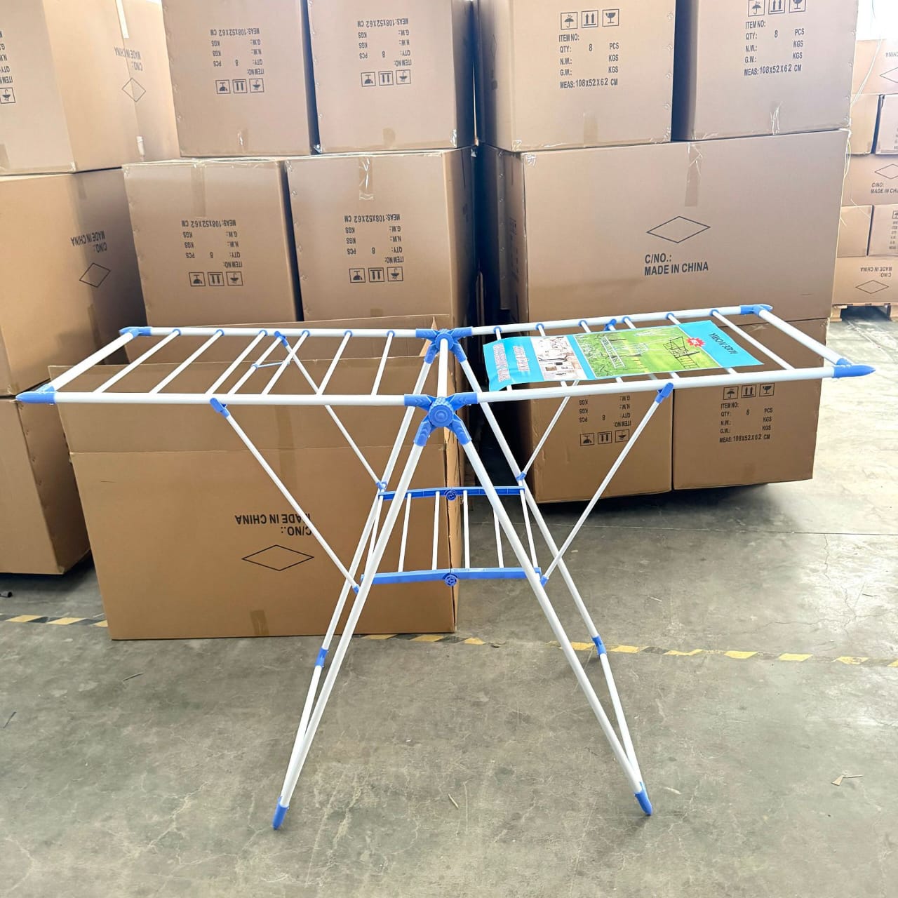 Foldable A-Frame Clothes Drying Rack