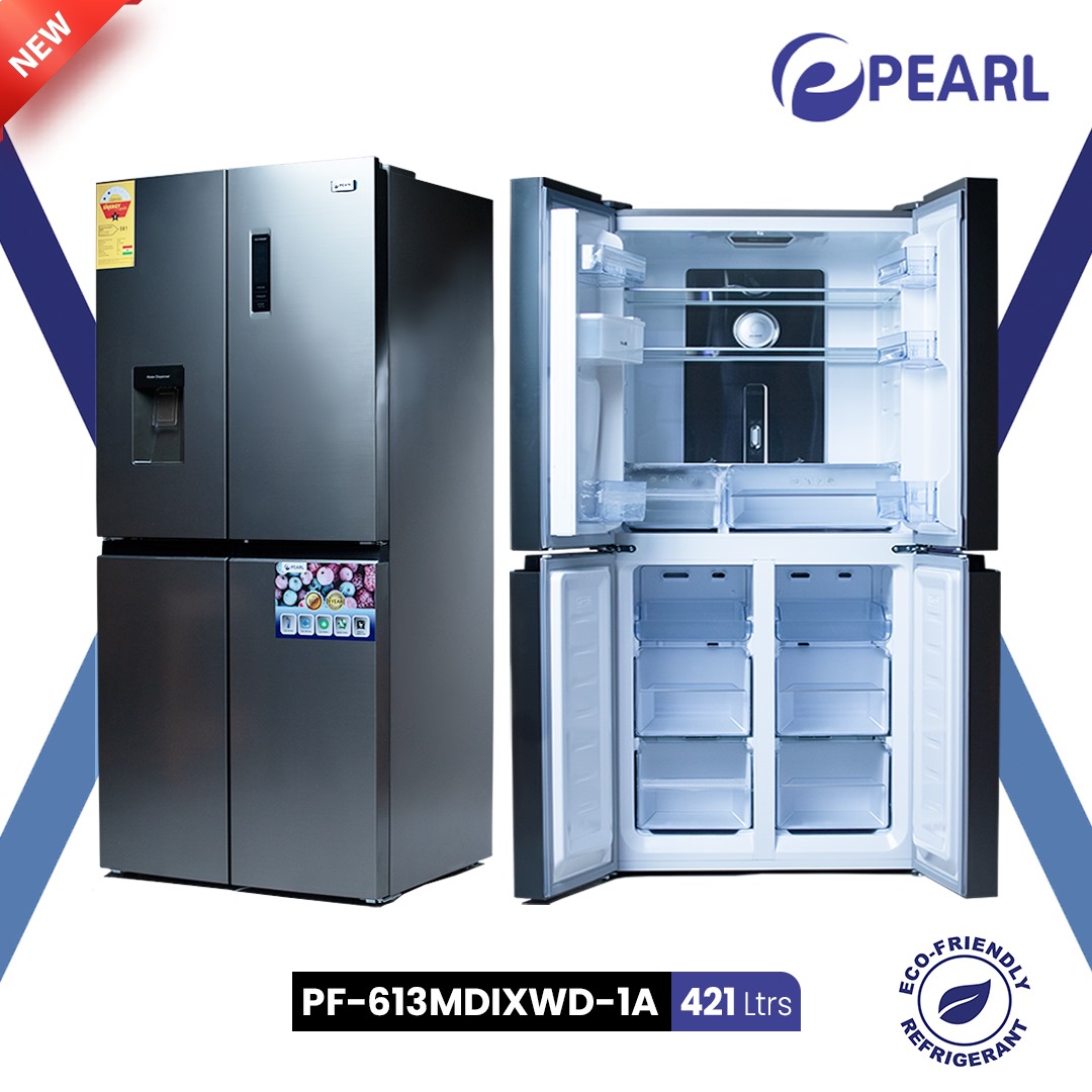 PEARL 4-Door French Style Refrigerator (421L)
