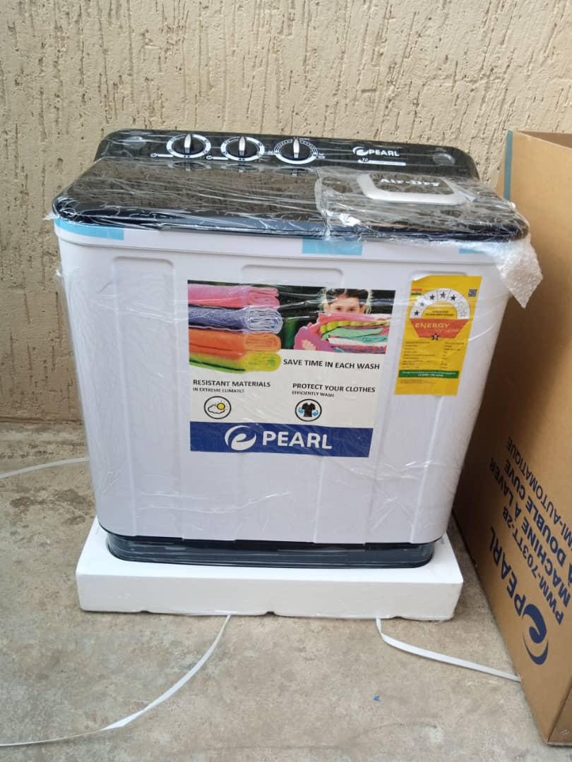 Pearl 7kg Twin-Tub Semi-Automatic Washing Machine
