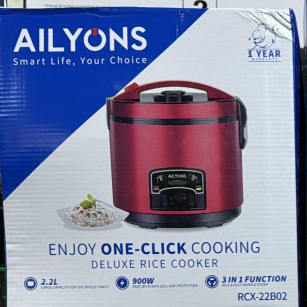 Ailyons Deluxe Rice Cooker (RCX-22B02)