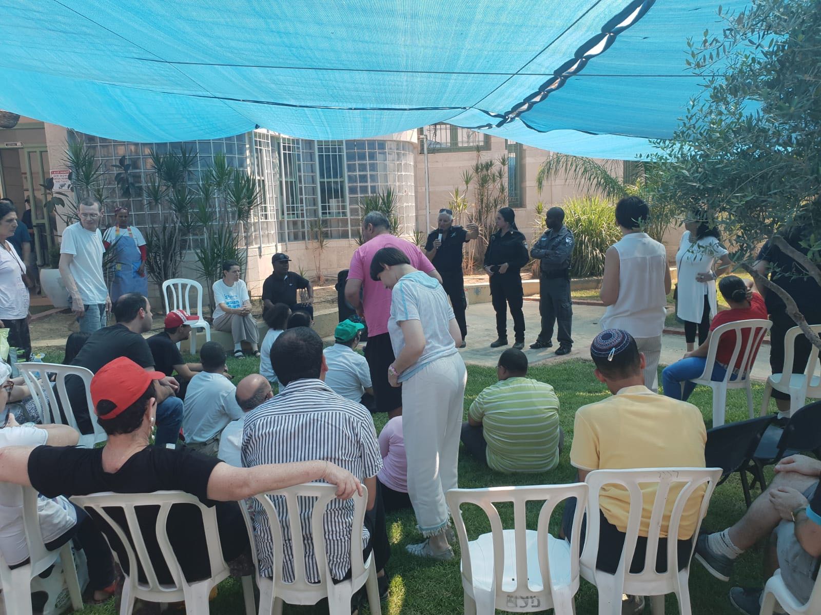 יום קהילה ומשטרה במרכז עבודה שיקומי בבאר שבע