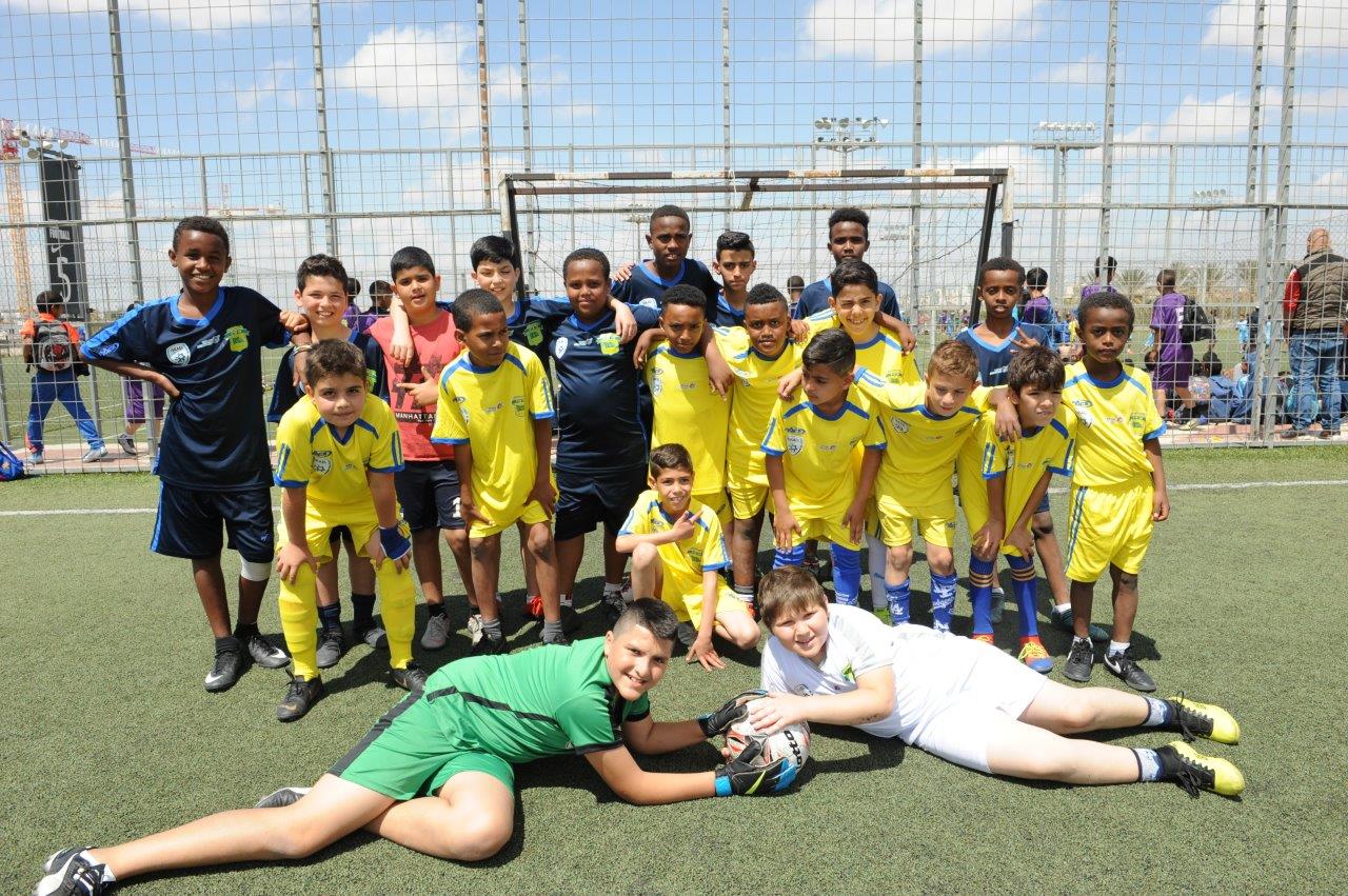 קבוצות הכדורגל לילדים של עמידר החדשה השתתפו בטורניר "שער שוויון" שנערך בעיר באר שבע