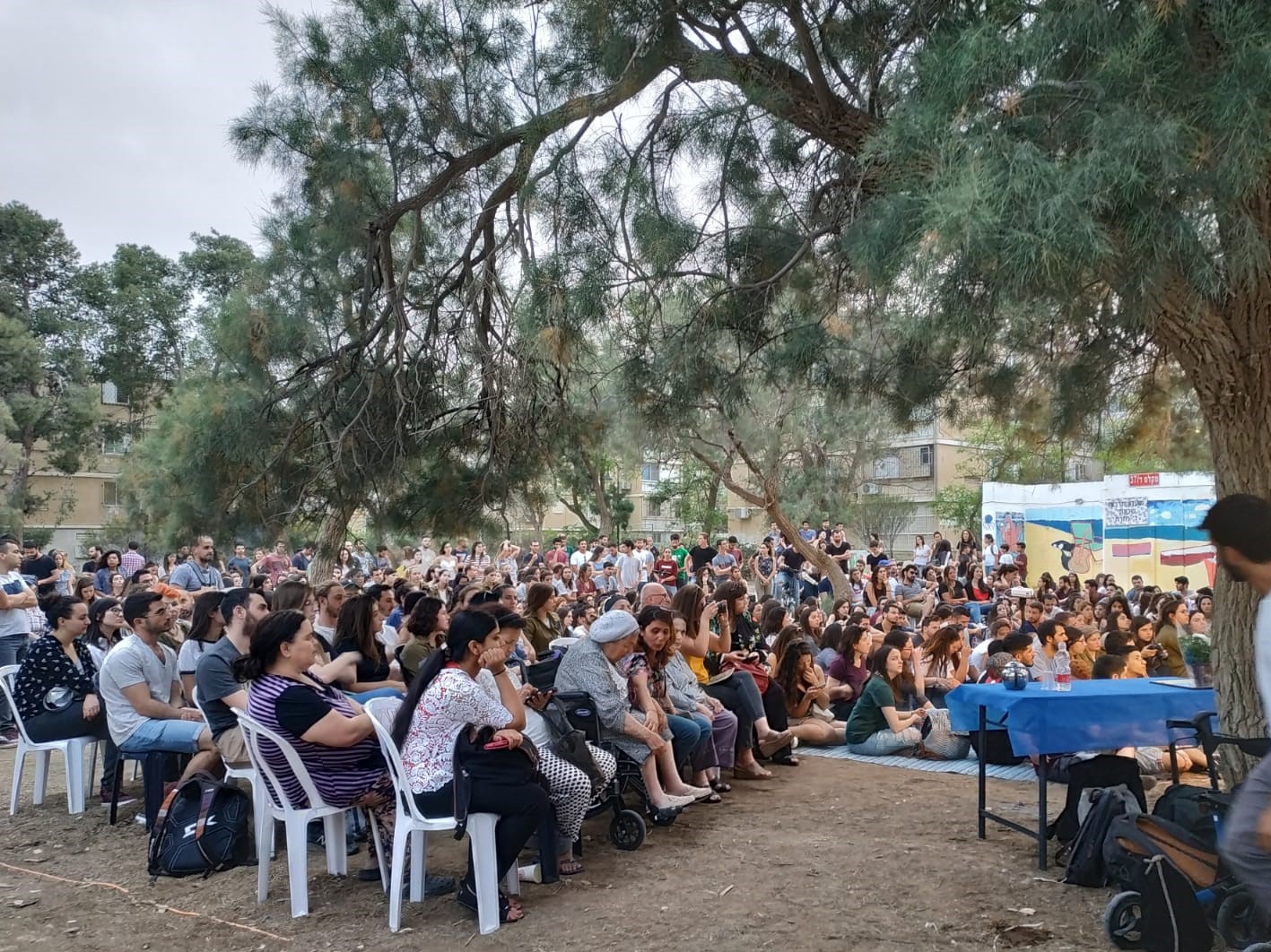 אירועי יום השואה בשכונה ד' בבאר שבע