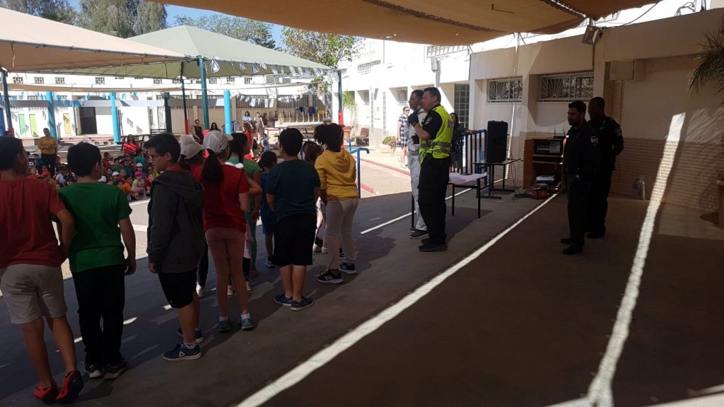 יום קהילה ומשטרה בביה"ס אלומות 