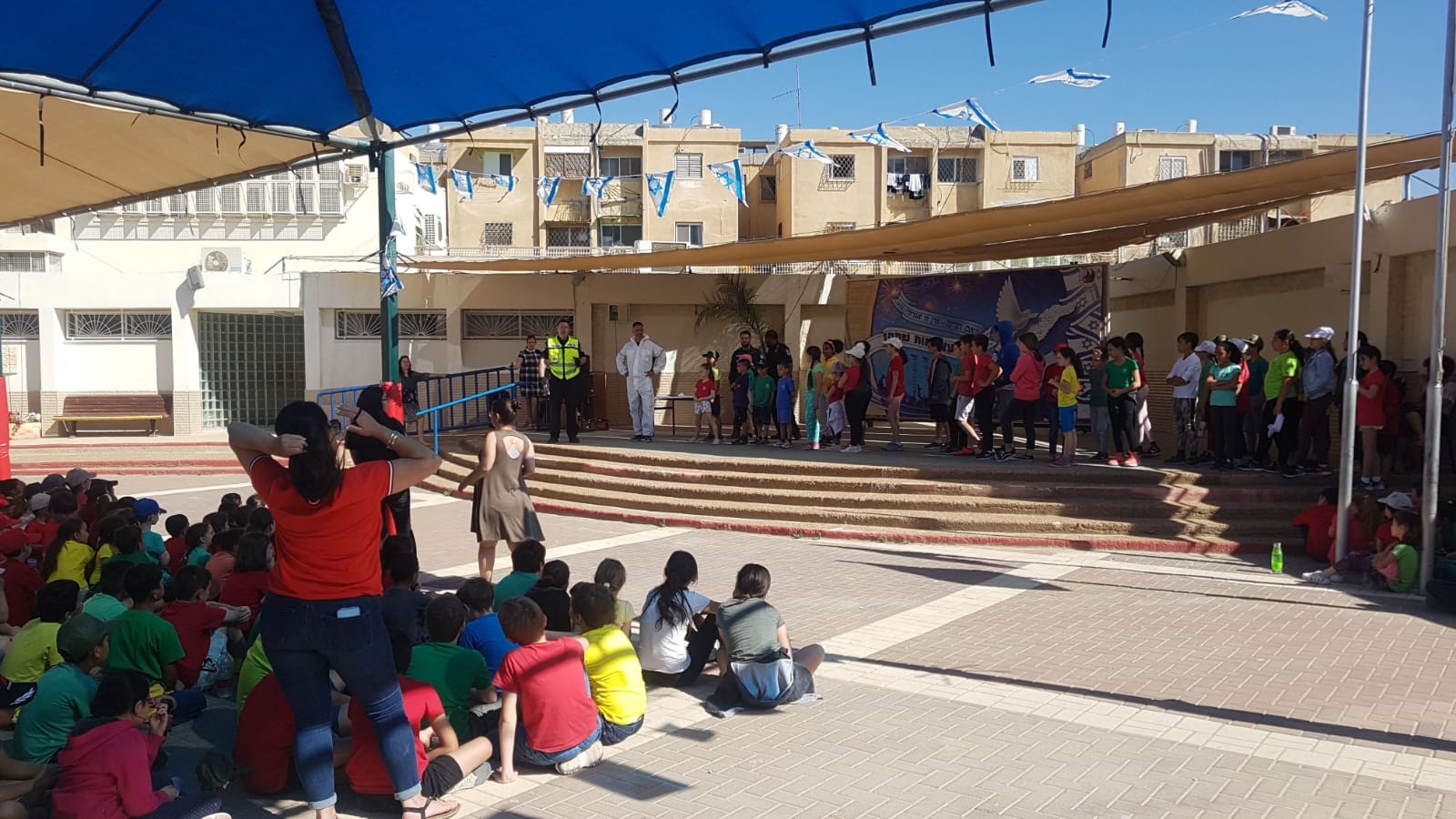 יום קהילה ומשטרה בביה"ס אלומות בבאר שבע