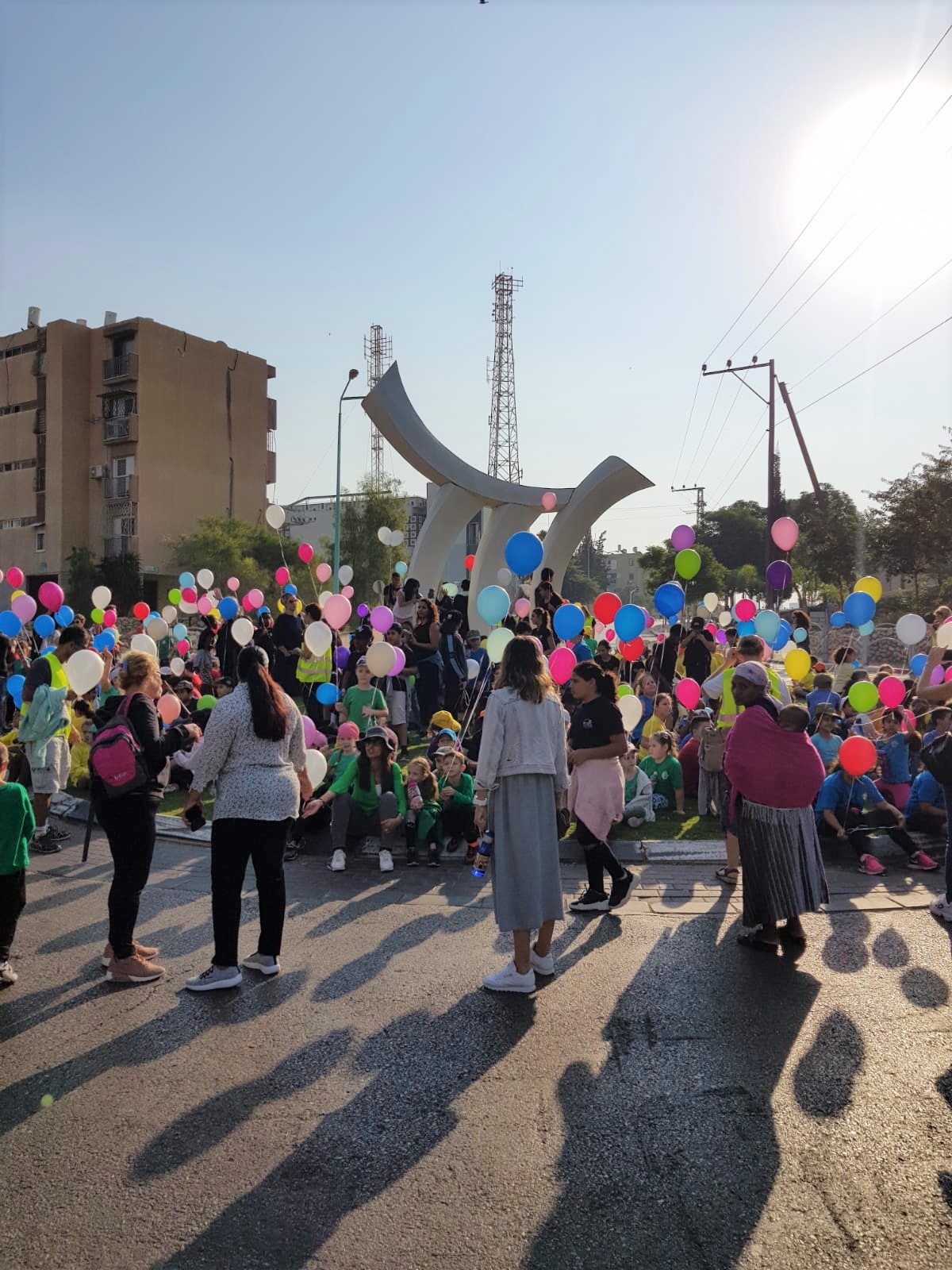 אלפי תלמידים מבאר שבע צעדו ביום ההליכה הבינלאומי