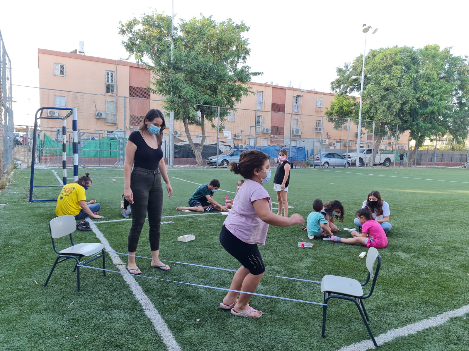 פעילות פנאי בנושא 'משחקים של פעם' נערכה עבור ילדי מועדונית 'סיגלית' בעיר באר-שבע