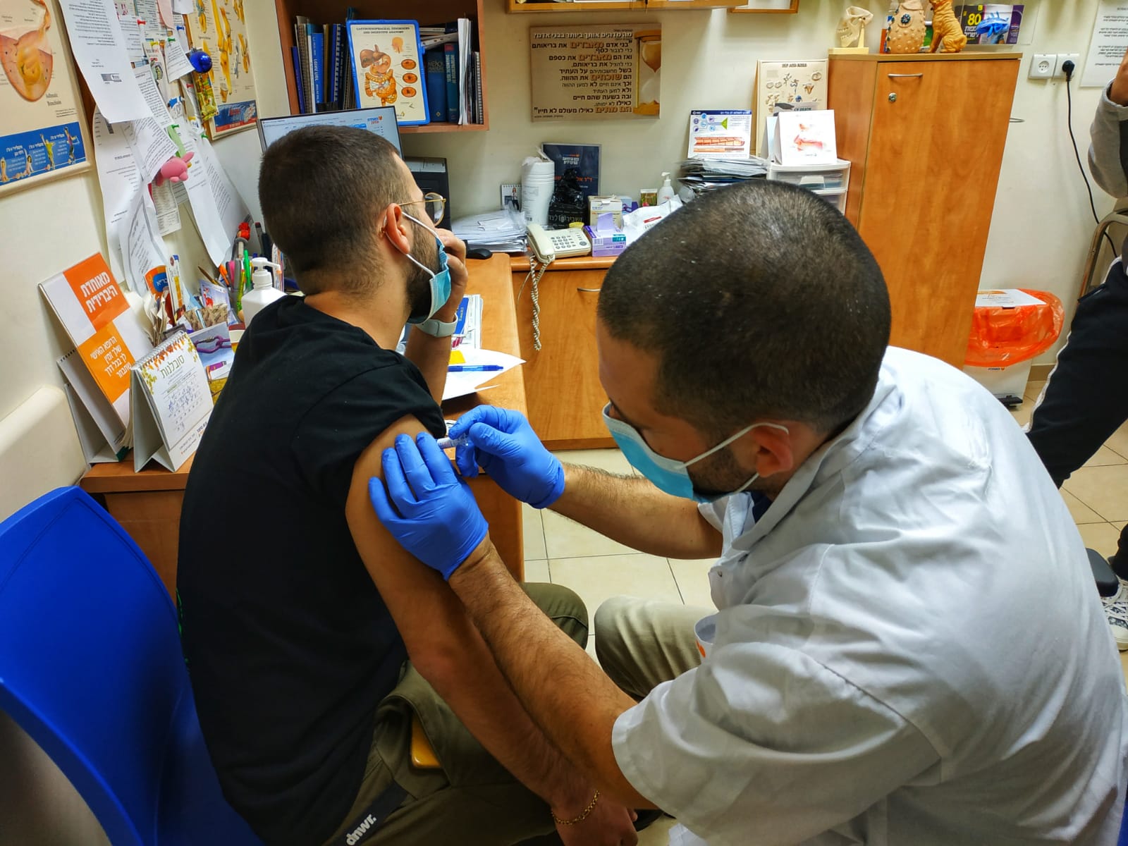 מבצע חיסוני שפעת במרפאת מאוחדת "נווה זאב" בבאר שבע
