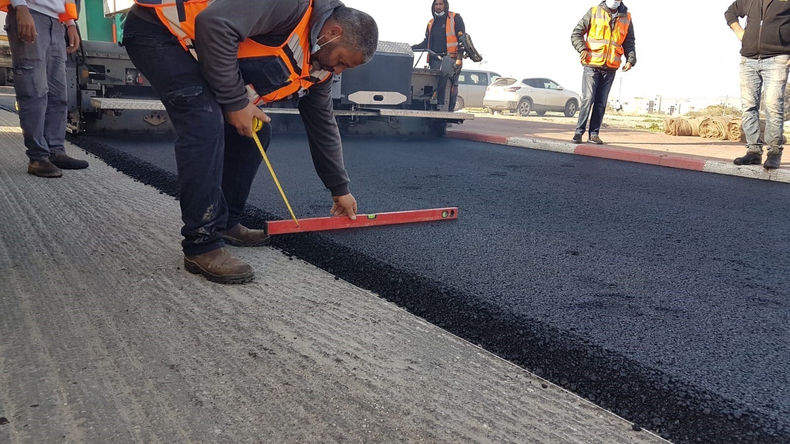 התקדמות בשלב העבודות על חידוש הכביש ברחוב הנביאים