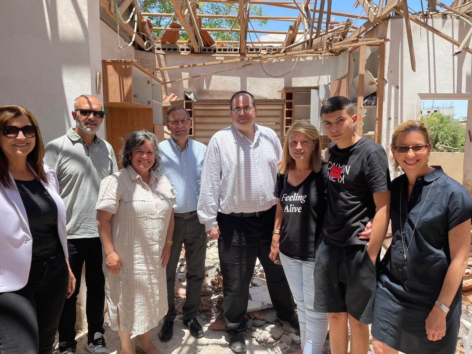 ערבות הדדית ניו יורק – שדרות  נשיאת אמית בשדרות: "יהודי העולם כולו מצדיעים לתושבים"