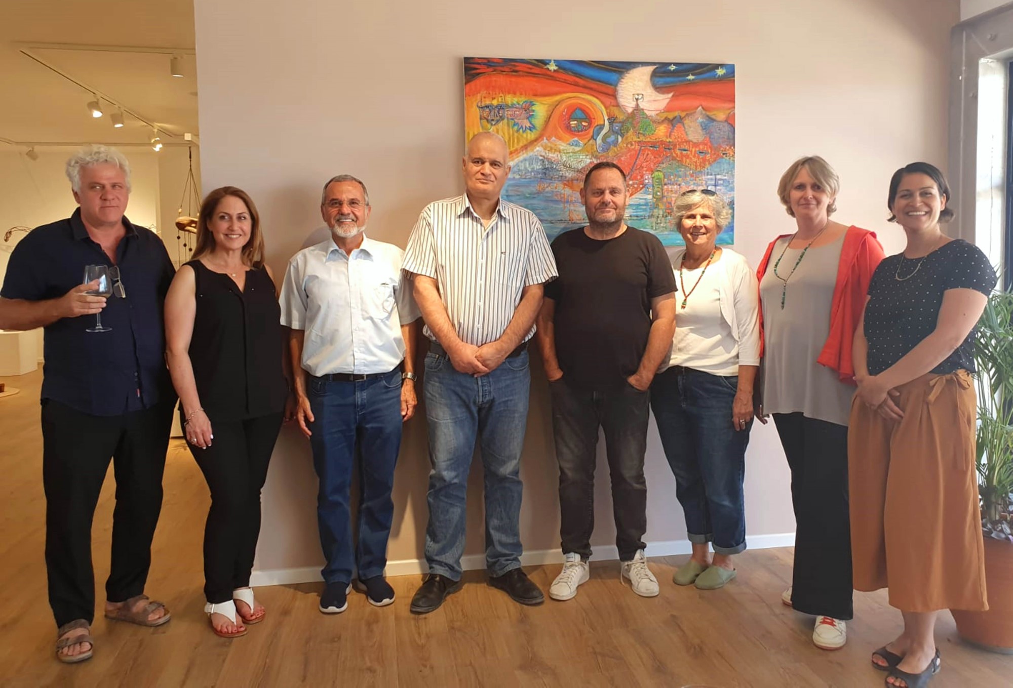 בהשקעה של 9 מיליון שקלים  שודרג כפר האמנים צוקים בערבה התיכונה  ונחנכה גלריה חדשה במעמד בנם של התורמים משפחת ויידור     באירוע נפתחה תערוכה קבוצתית "תלכיד"-בסימן תפילה לאחדות, צמיחה ופיתוח 