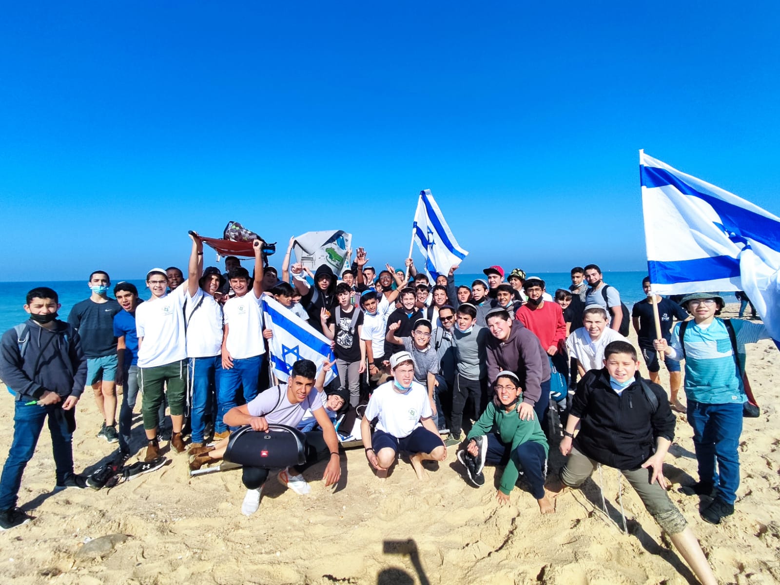 מסע ציצית של תלמידי ישיבת אמית שדרות לזכר קציני אגוז