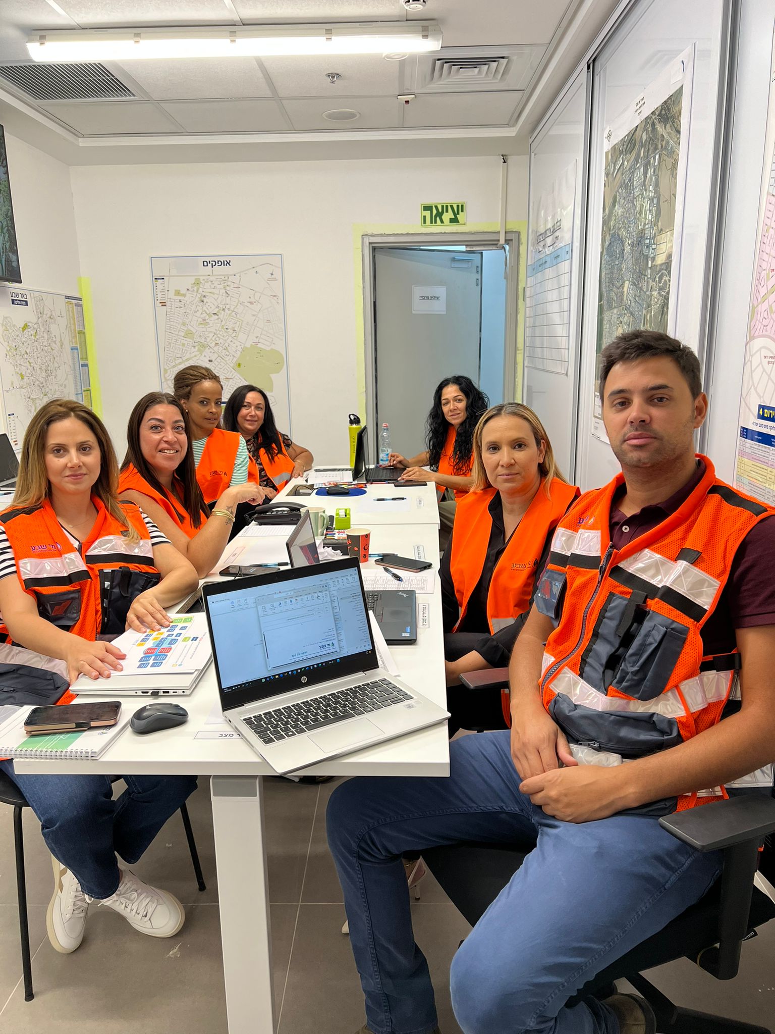 תאגיד "מי שבע" תרגל מצב חירום ומשבר מים בעיר אופקים