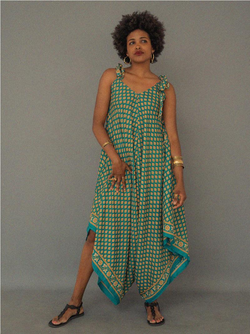 Tuta jumpsuit azzurro – Yoga