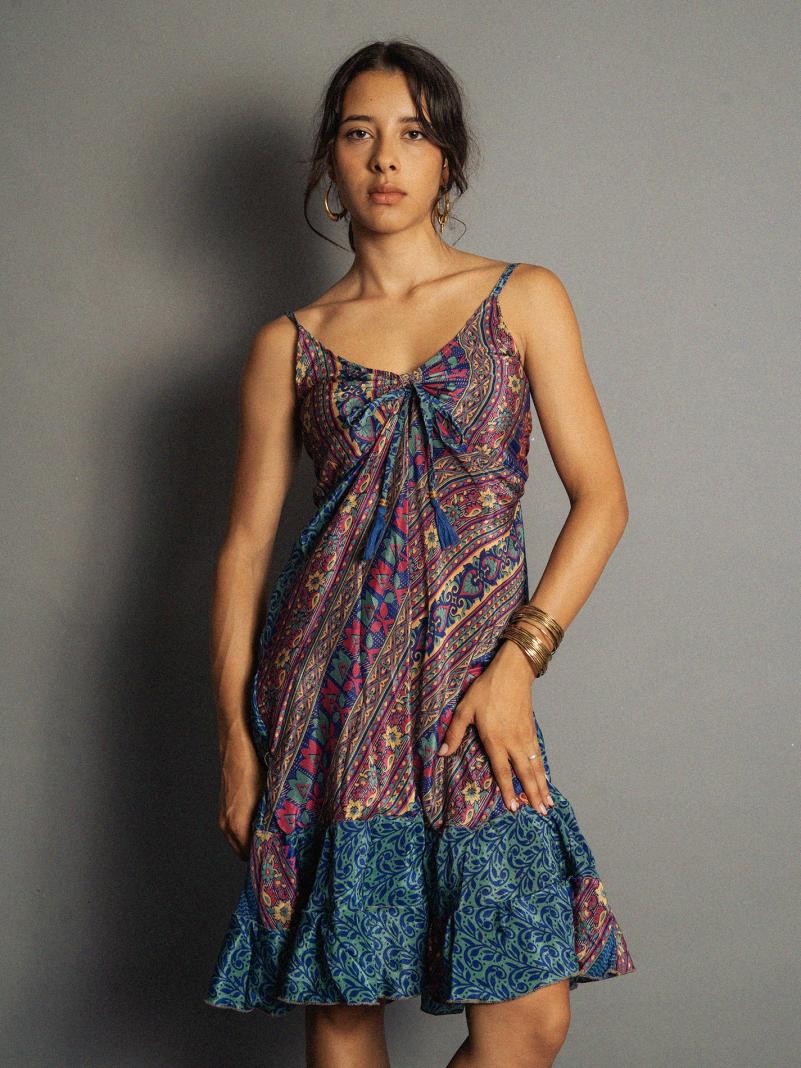 Abitino con spalline blu - Patna