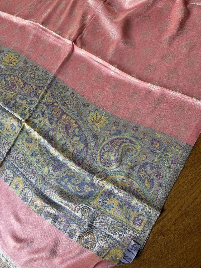 Sciarpa in Seta e Viscosa - Rosa