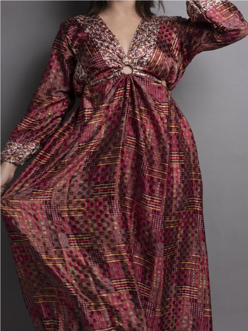 Abito Lungo con Anello rosso - Orissa