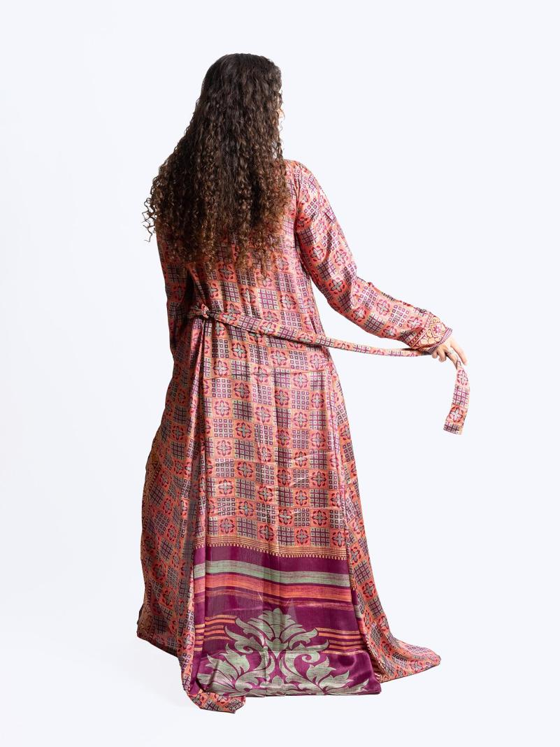 Kimono aperto quadrati - Gujarat