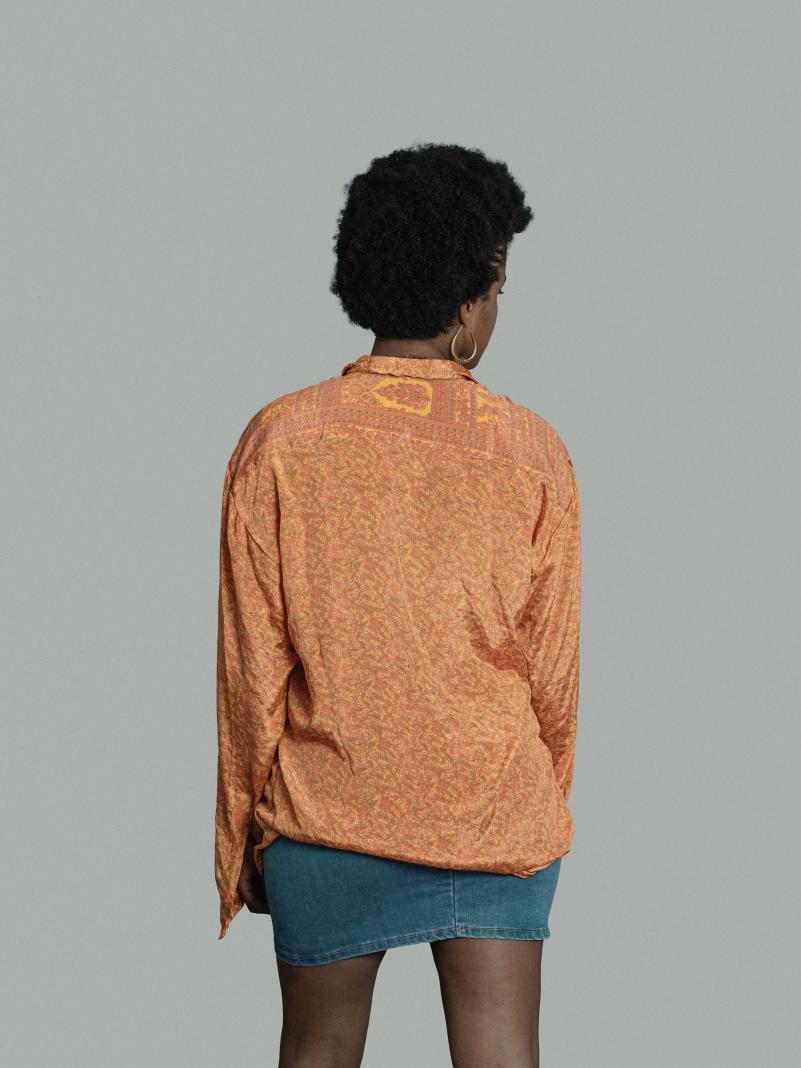 Camicia L/XL arancione