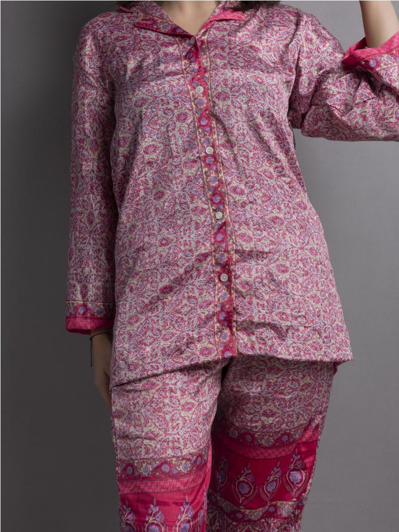 Pigiama in Sari SM - rosa