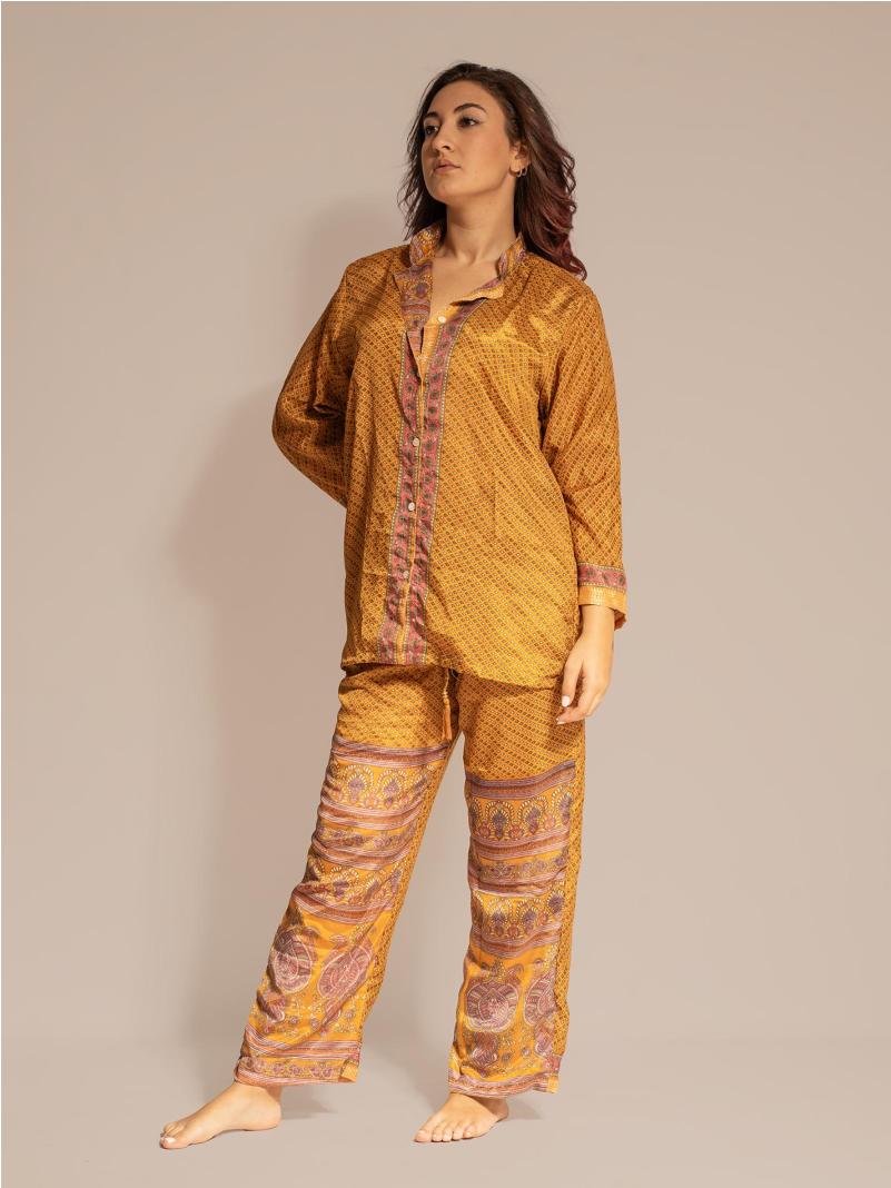 Pigiama in Sari LXL - arancione