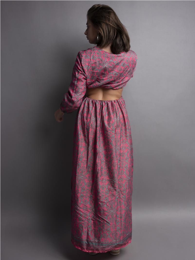 Abito Lungo con Anello rosa - Orissa