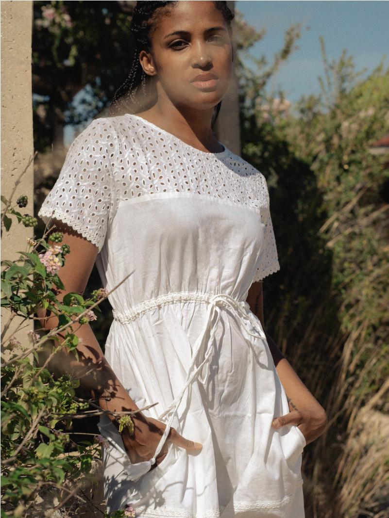 Abito in cotone a Campana - Pune