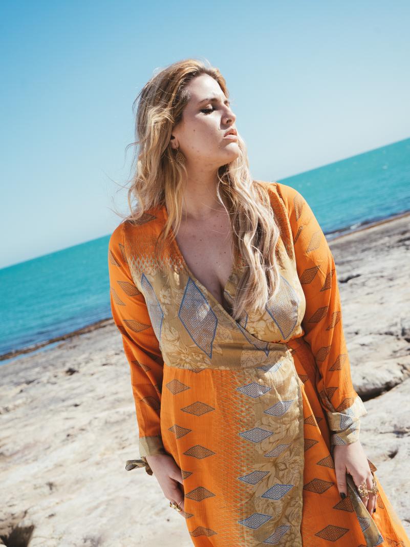 Kimono arancione – Tibet