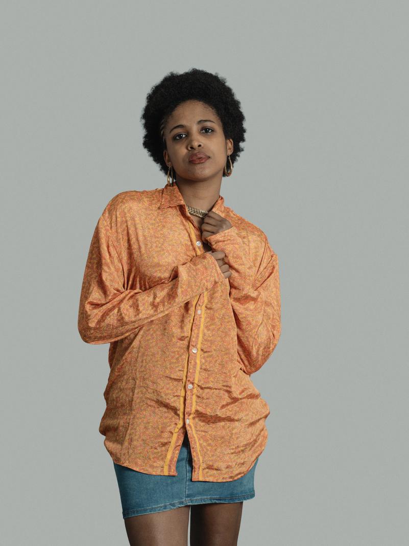 Camicia L/XL arancione