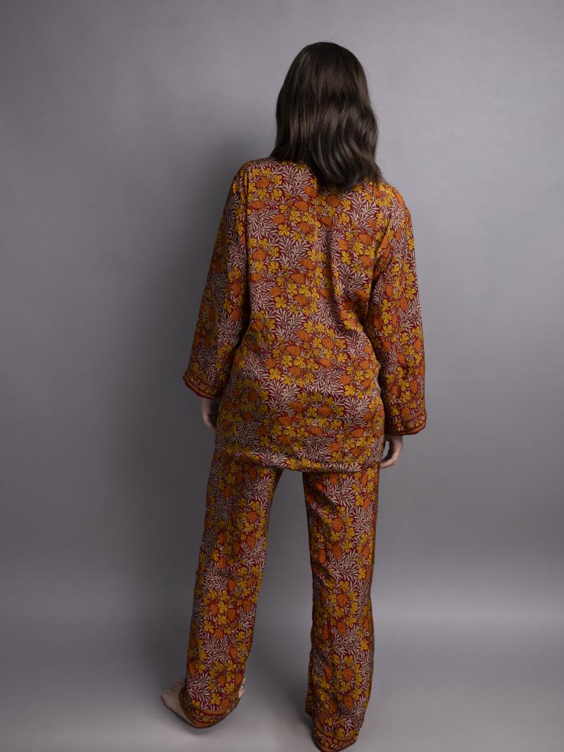 Pigiama in Sari SM - colori autunnali