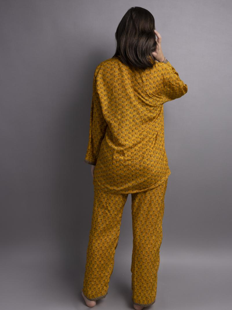 Pigiama in Sari SM - giallo