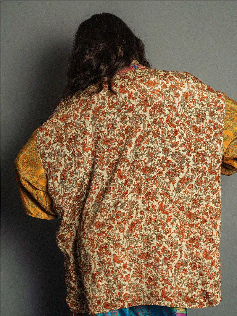 Kimono Corto Patchwork Reversibile N.13