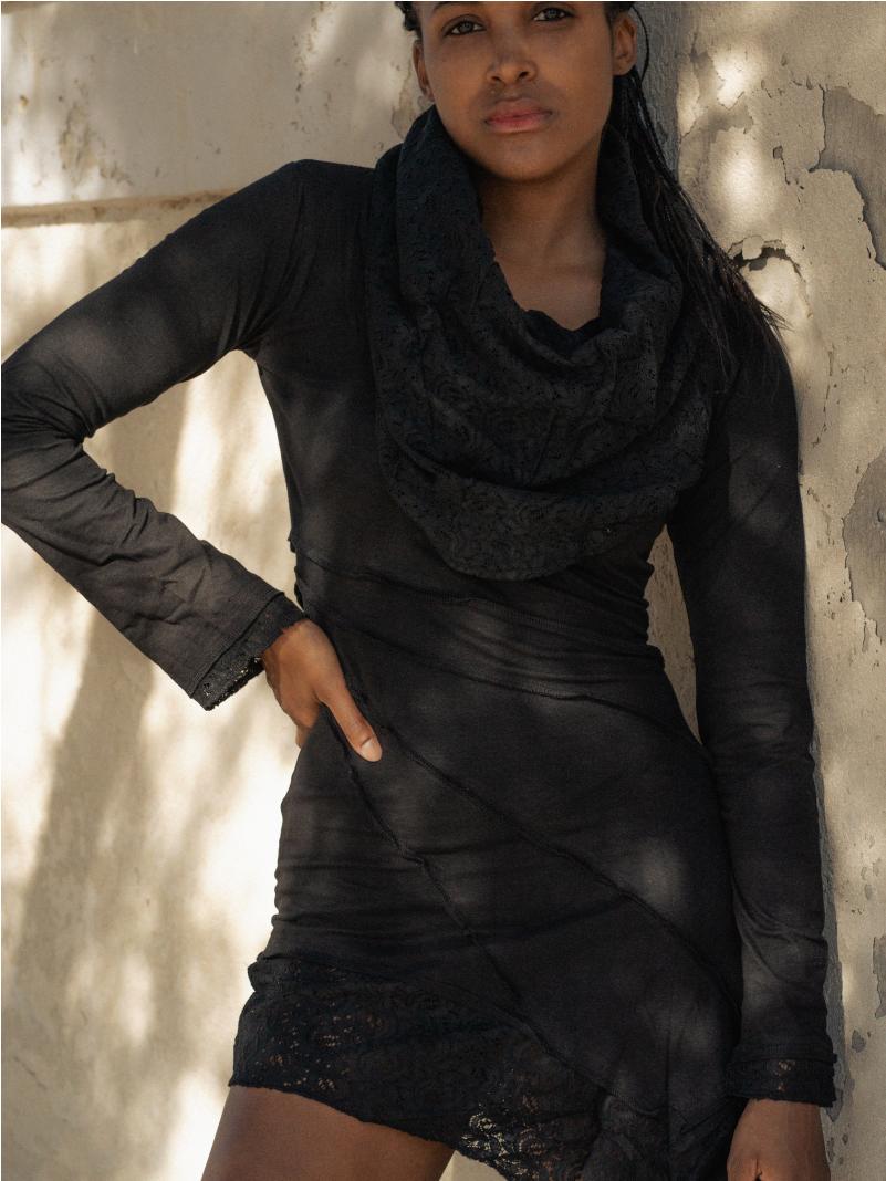 Jaipur - Felpa Etnica Asimmetrica