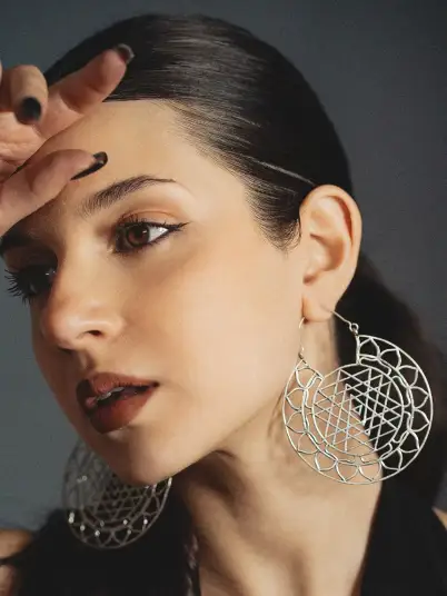 Orecchini Indiani in Ottone
