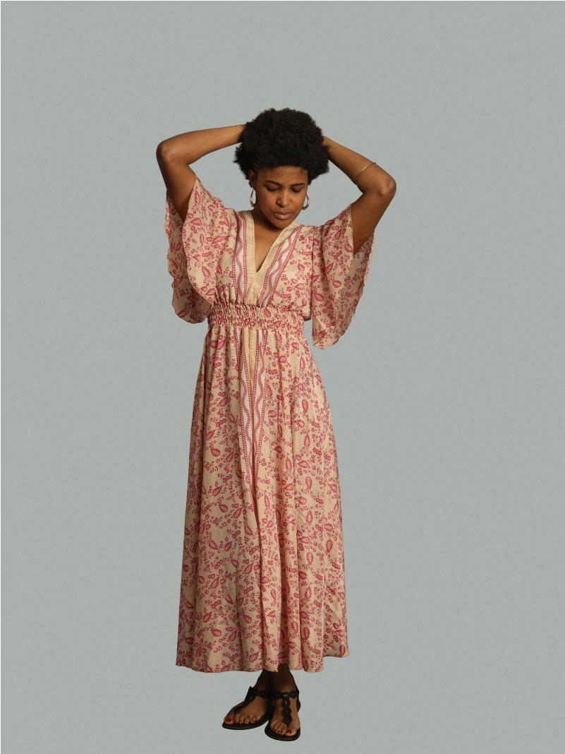 Abito lungo maniche corte - Parvati