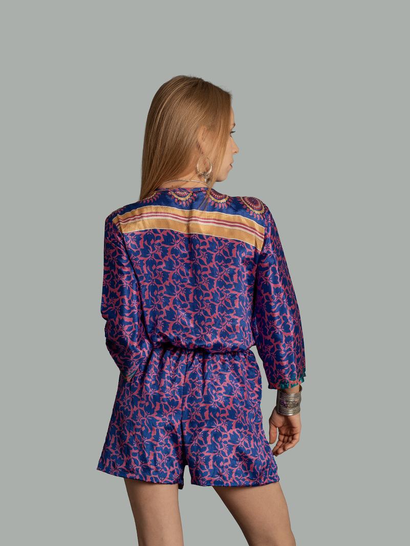 Tutina incrociata copricostume viola – Kali