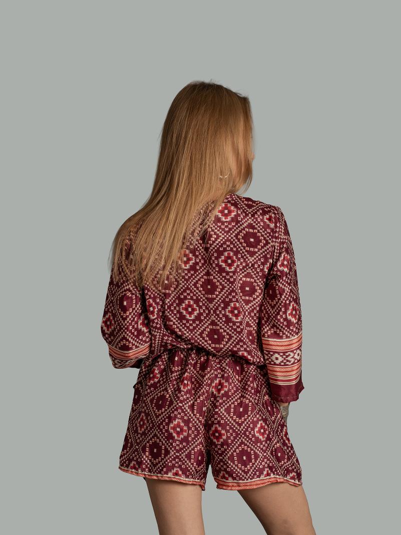 Tutina incrociata copricostume viola – Kali