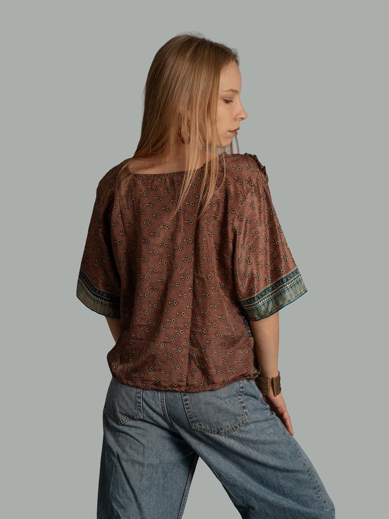 Choli Top Tradizionale fiorellini