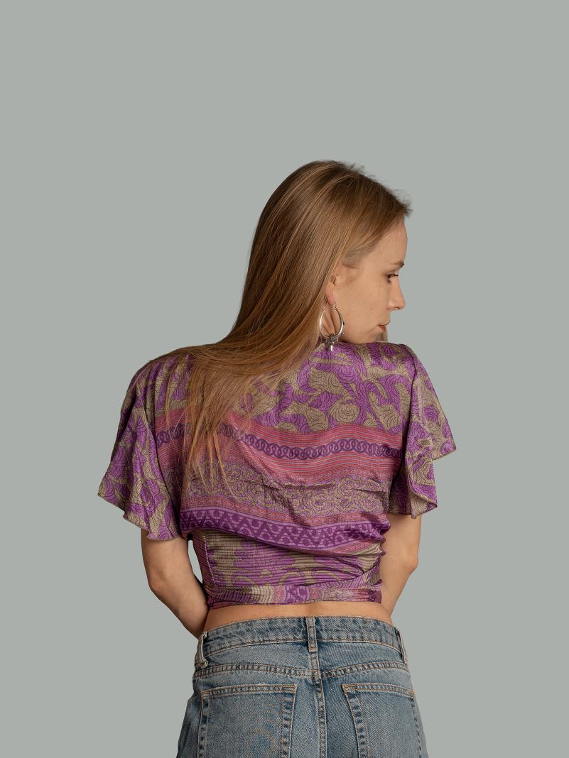 Wrap Top  lilla – Bengala