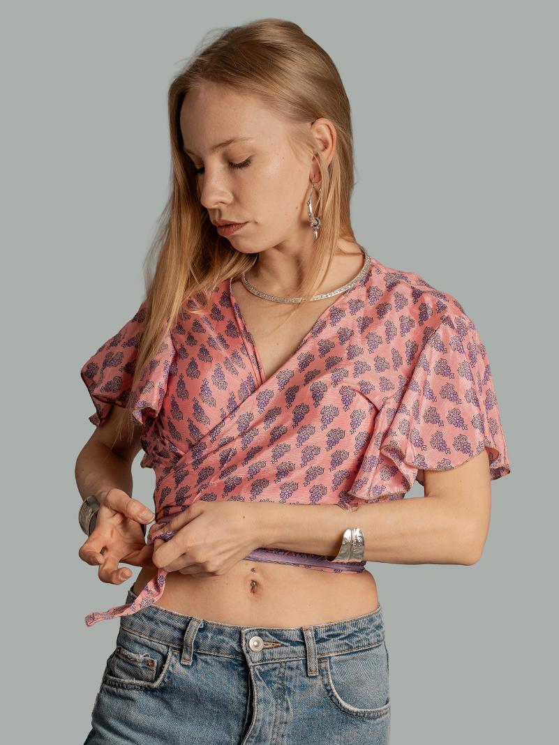 Wrap Top rosa – Bengala