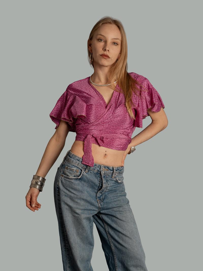 Wrap Top viola – Bengala