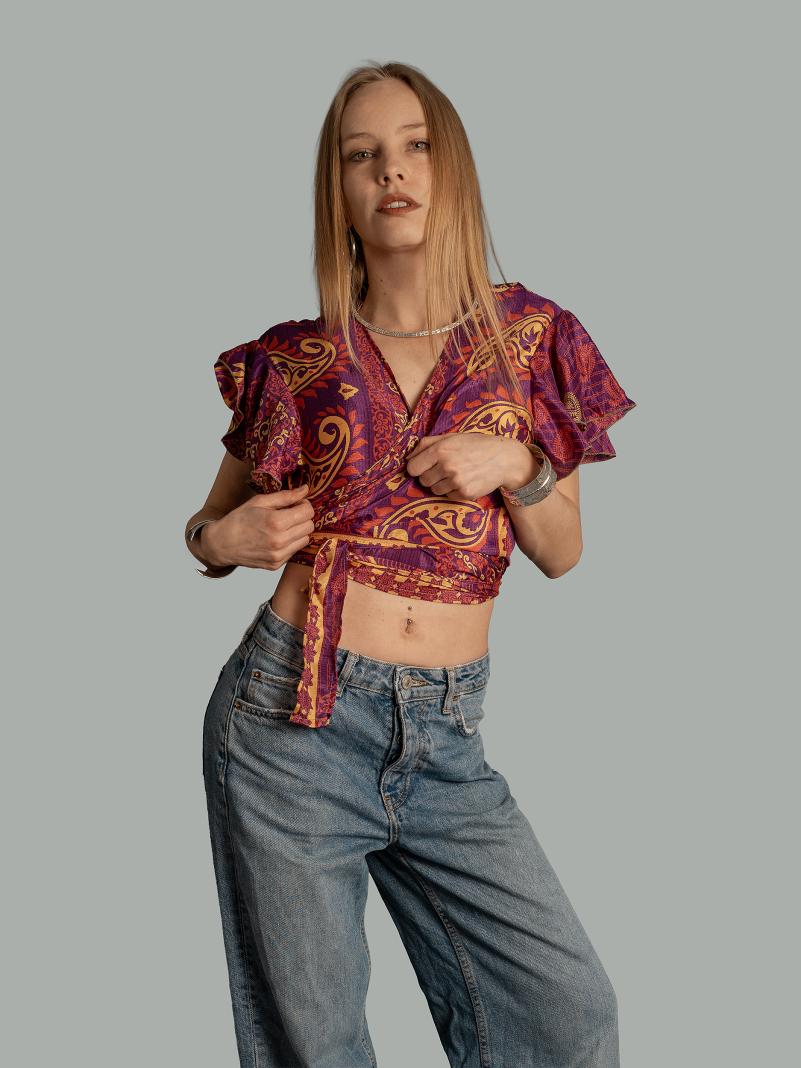 Wrap Top viola – Bengala
