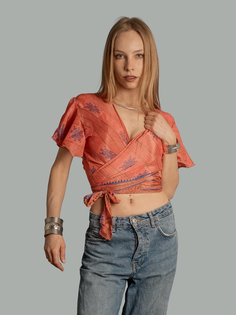 Wrap Top rosa – Bengala