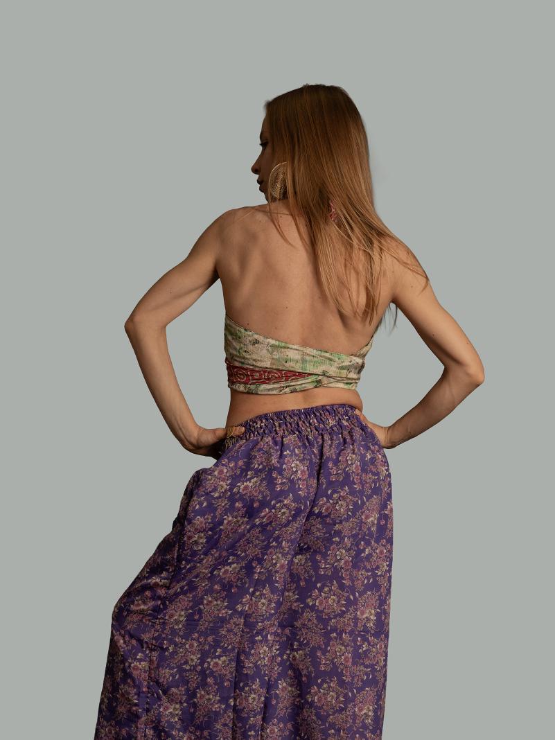 Pantalone lilla con fiori - Lucknow