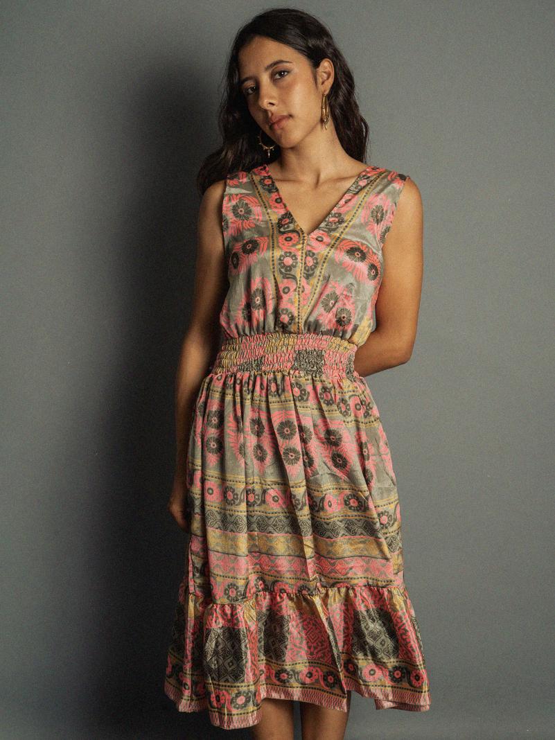 Abito corto rosa - Kanpur