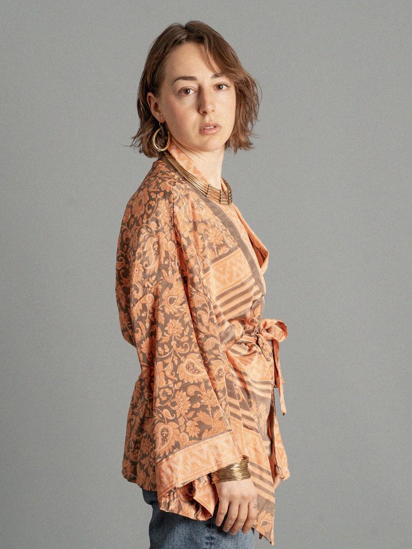 Kimono corto arancione - Kerala