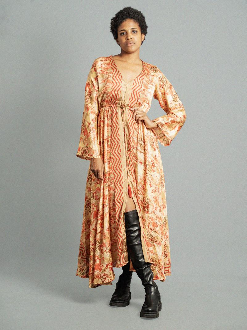 Abito con schiena scoperta zig zag – Sikh