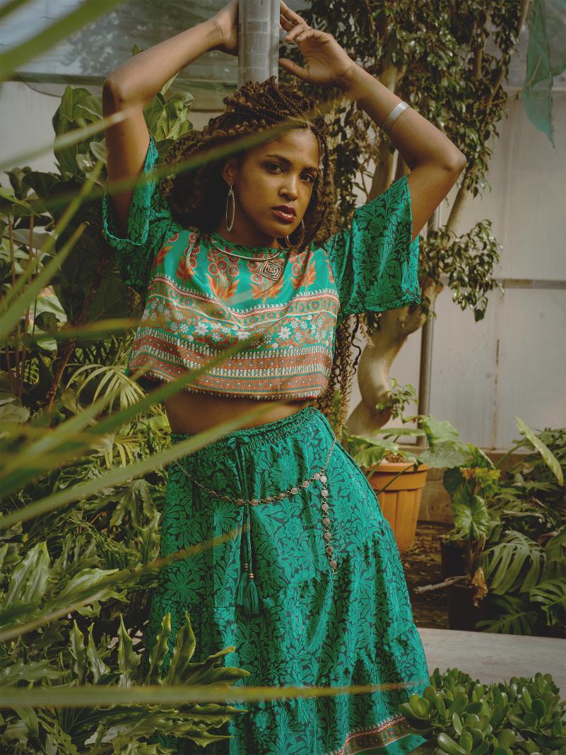 Top e gonna tre quarti - Gange