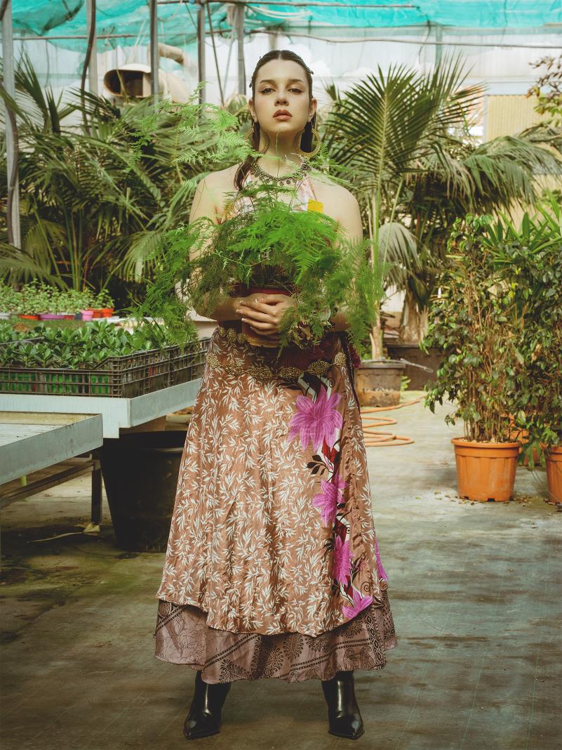 Gonna Lunga a Portafoglio - India