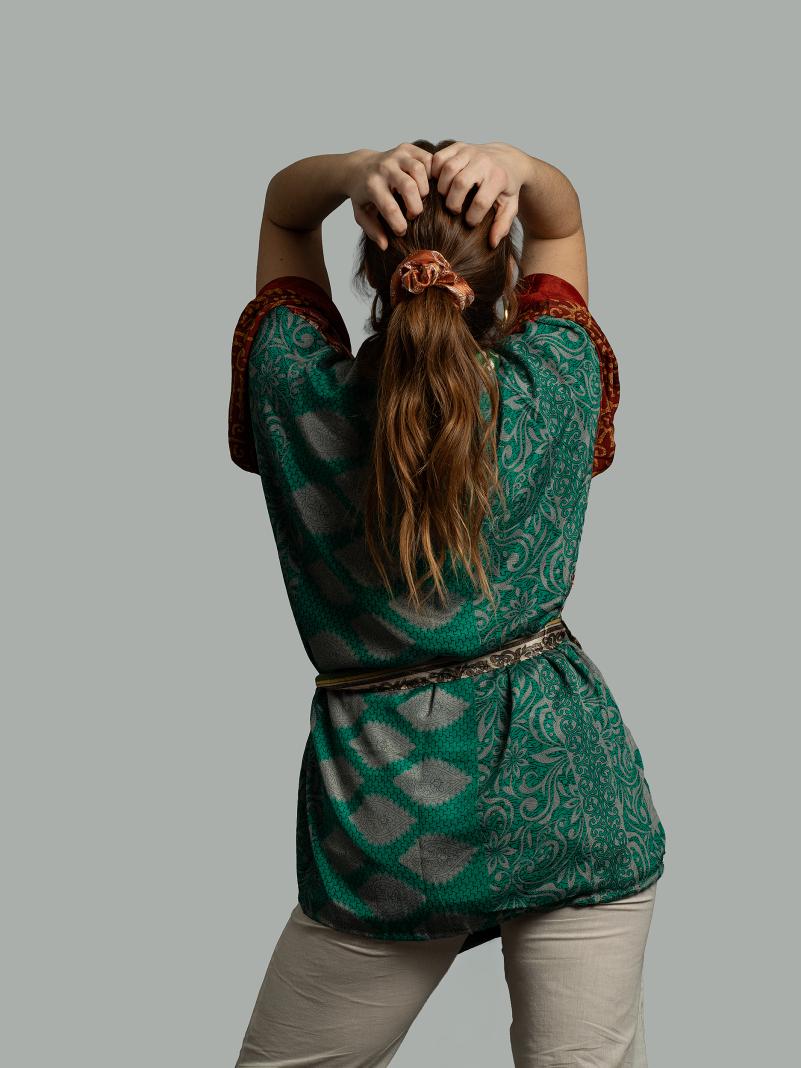 Kimono Corto Patchwork Reversibile 22